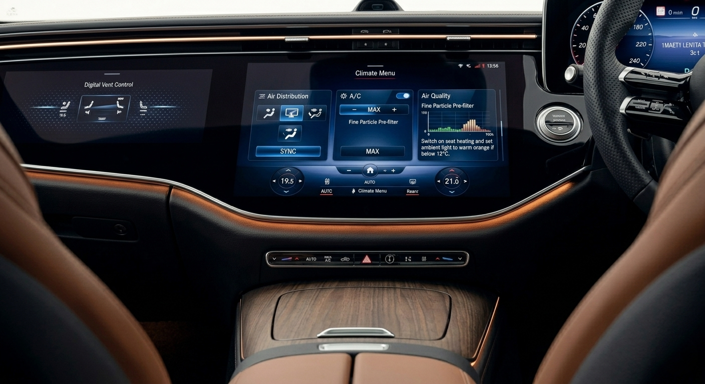 Mercedes Benz E-Class e class climate control
